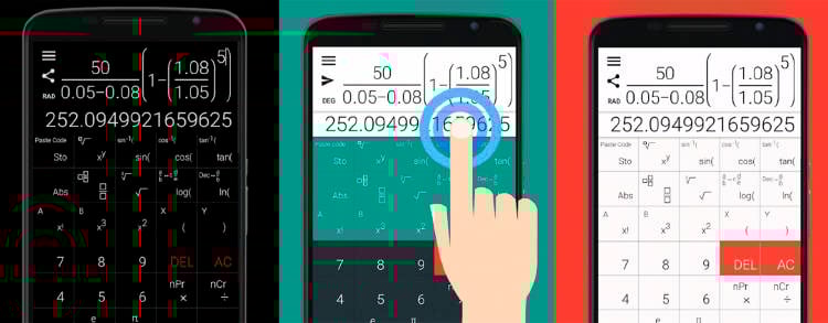 Calculadora científica móvil Calculadora científica móvil