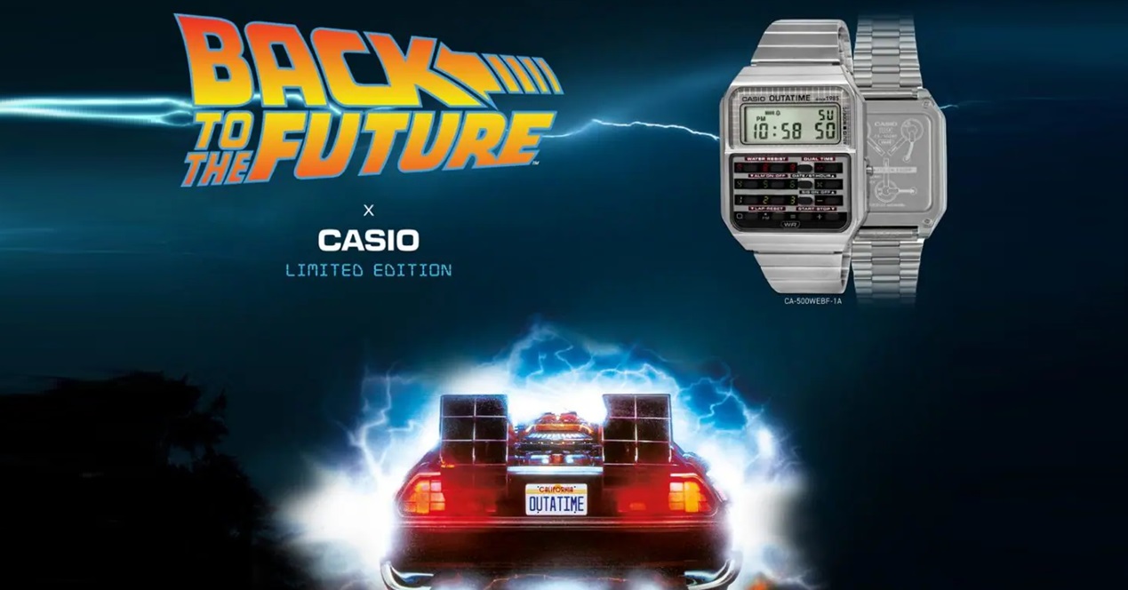 casio x regreso al futuro