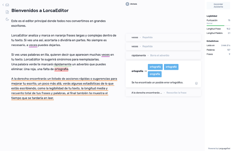 lorca editor