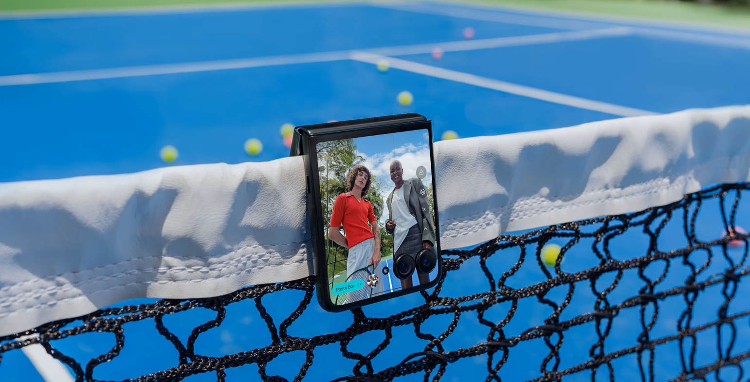 movil plegable motorla tenis