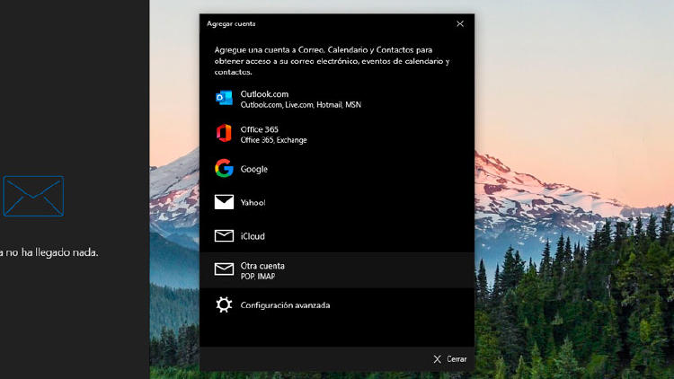 añadir cuenta gmail windows