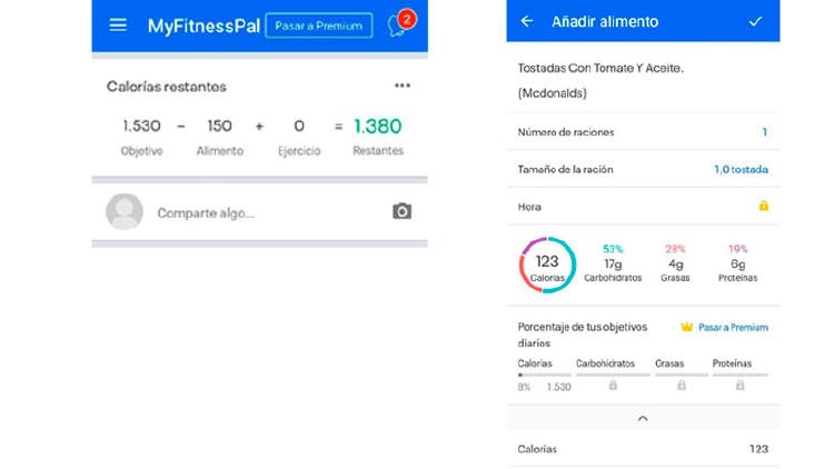 calorias app comida calorias app comida