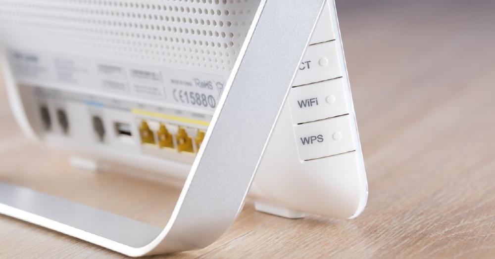 router y simbolo del wifi