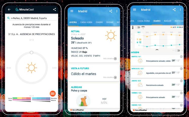 Descarga gratis las mejores apps del tiempo para Android