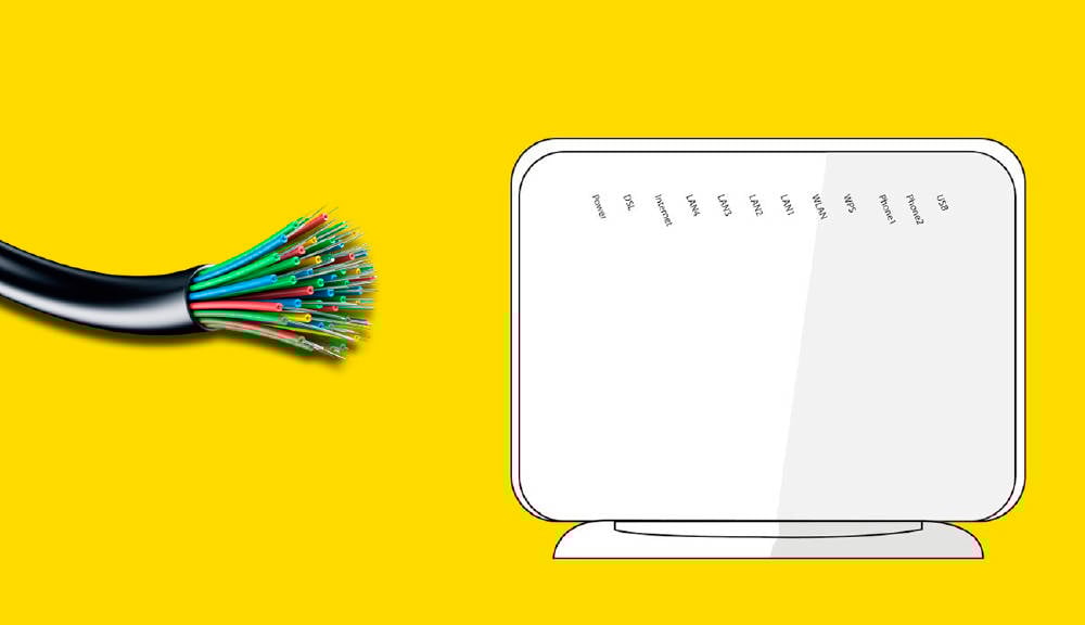 Fibra óptica FTTH y HFC