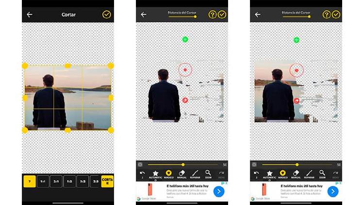 Mejores apps para quitar el fondo de una imagen en Android Mejores apps para quitar el fondo de una imagen en Android