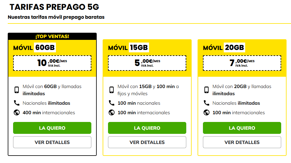 tarifas masmovil