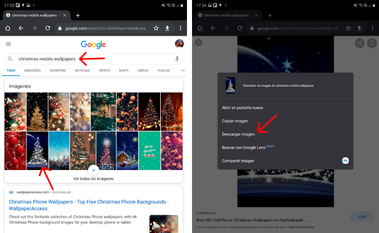 fondos pantalla google fondos navidad google