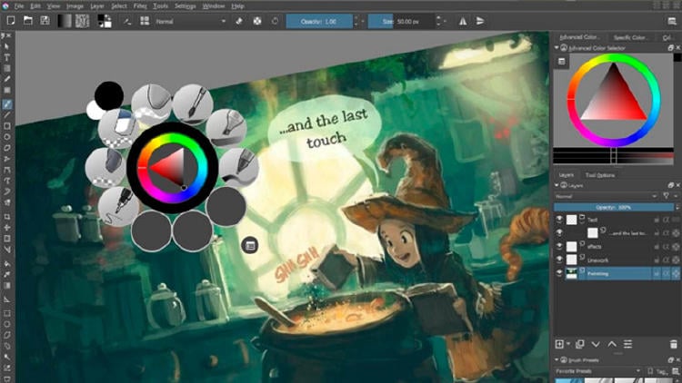 krita Krita, alternativa gratis a Photoshop