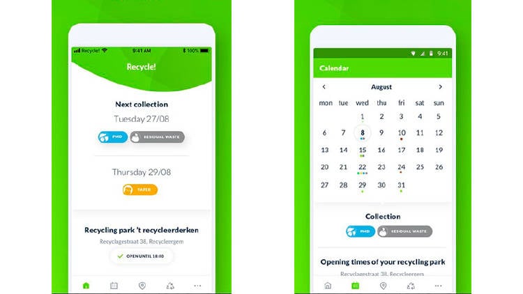 reciclar horario movil reciclar horario movil