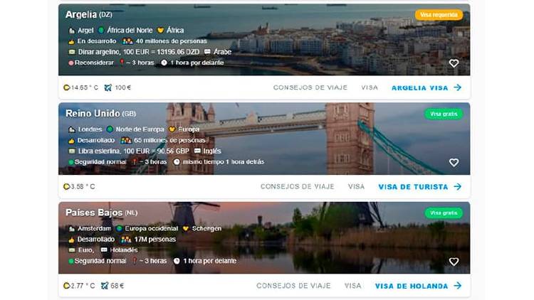 Cómo saber hasta donde me lleva mi pasaporte sin permisos Cómo saber hasta donde me lleva mi pasaporte sin permisos