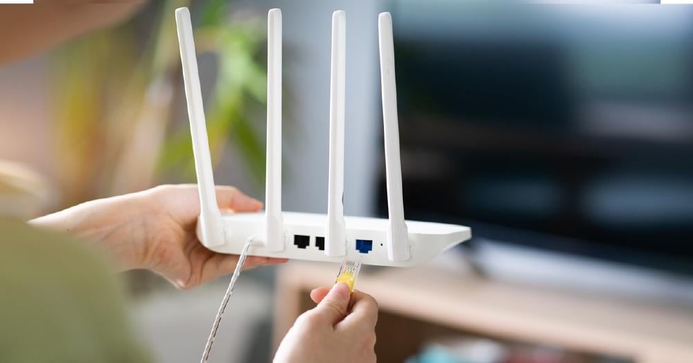 router desenchufar