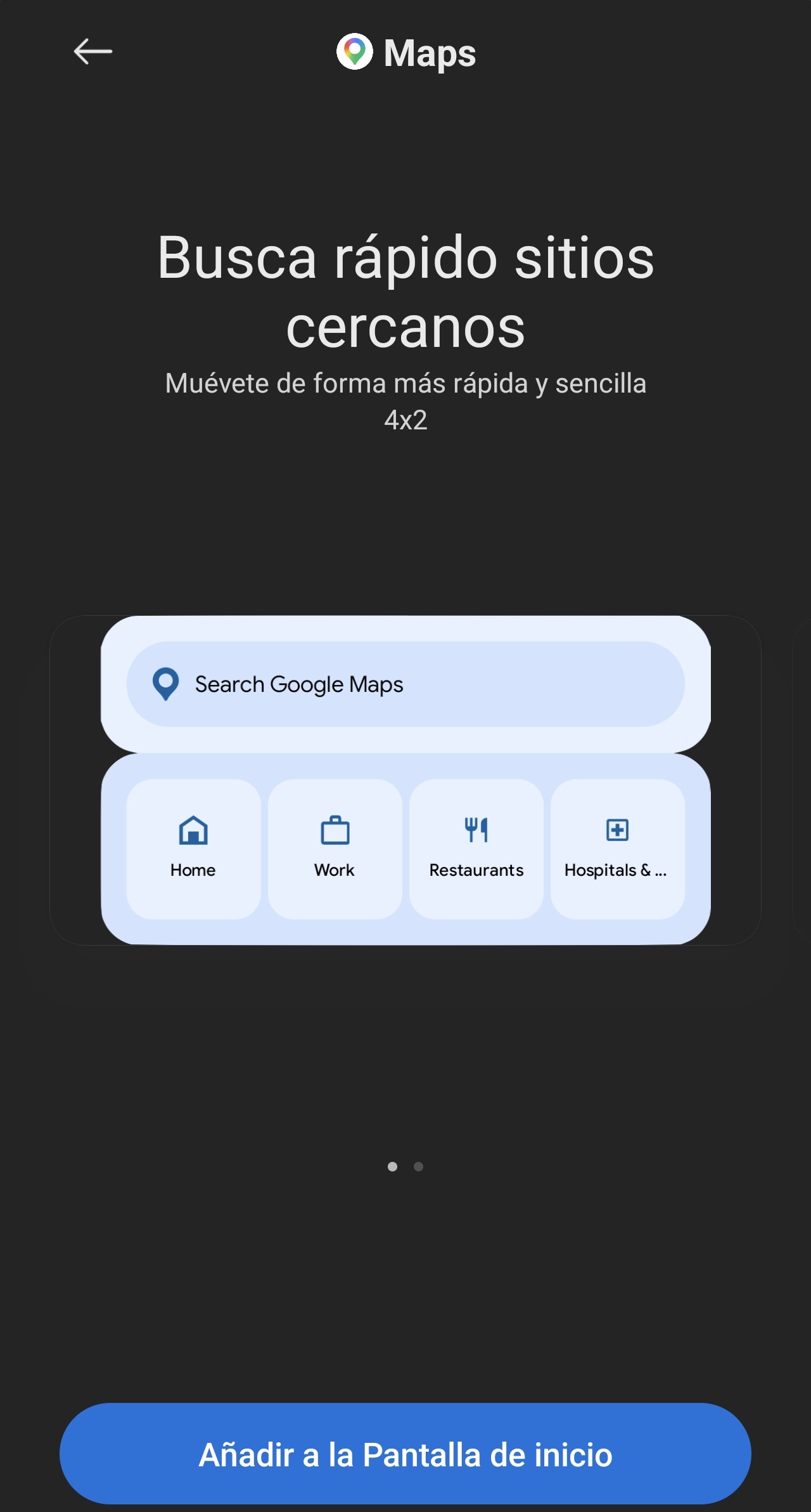 google maps widget