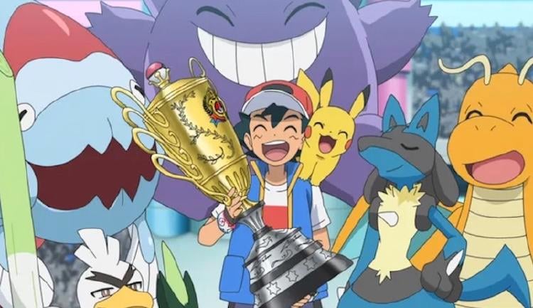 Ash Ketchump campeón mundial Ash Ketchump campeón mundial