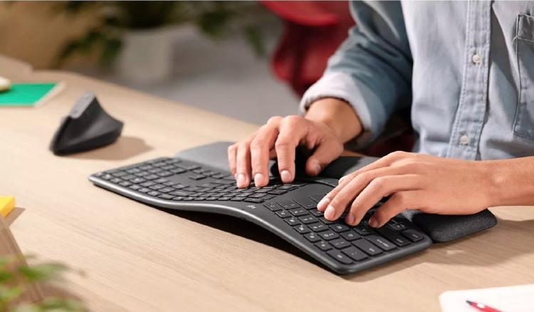 teclado ergonómico