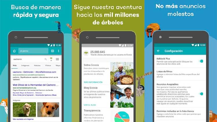 Ecosia navegador Ecosia navegador