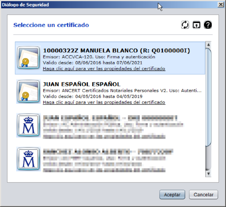 Certificado Autofirma Certificado Autofirma