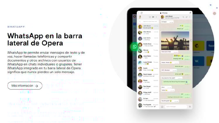 chat whatsapp opera chat whatsapp opera