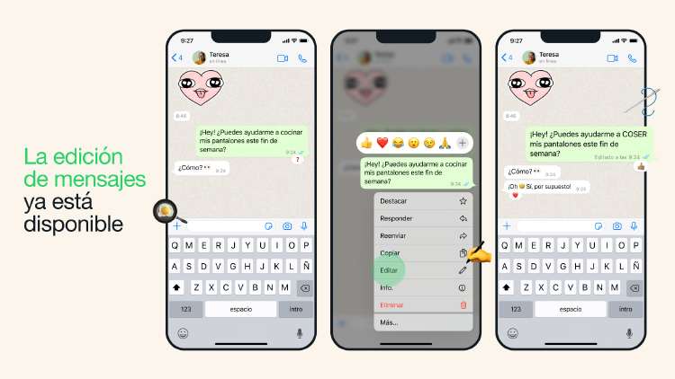 editar mensajes WhatsApp editar mensajes WhatsApp