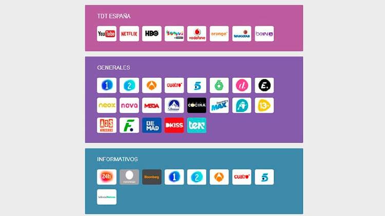 Canales TDT Streaming gratis