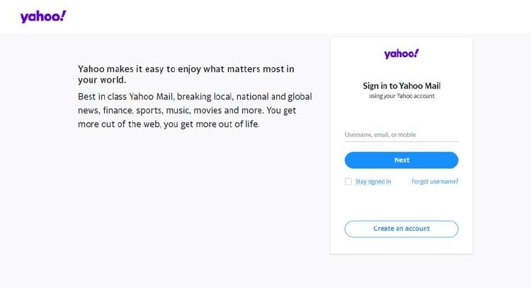 yahoo mail