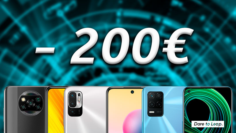 10 teléfonos móviles baratos y buenos por menos de 200 euros