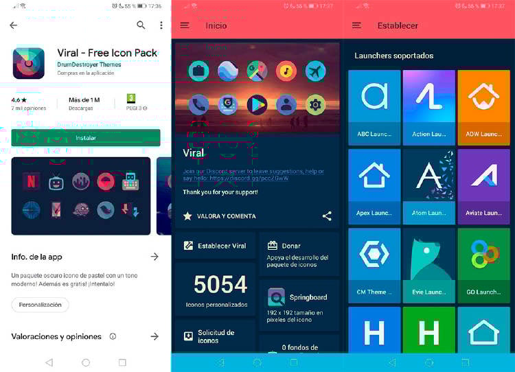 cambiar iconos launcher android stock cambiar iconos launcher android stock