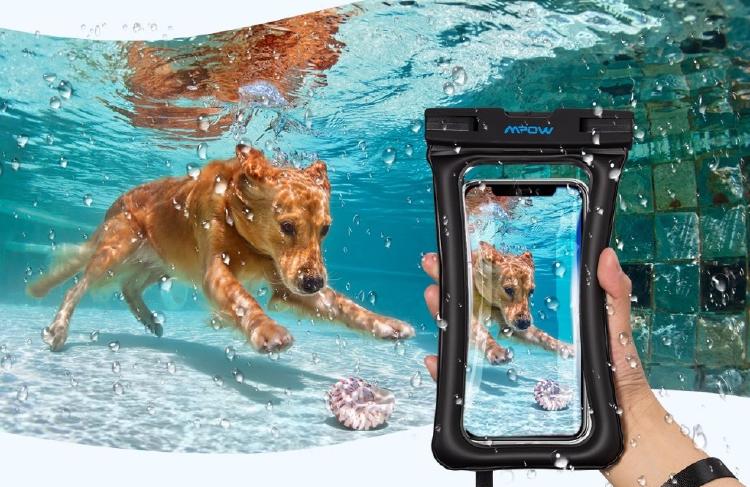 Mpow funda impermeable PA077 flotador IPX8 bolsa Universal para tel fono de 6 5 pulgadas para Mpow funda