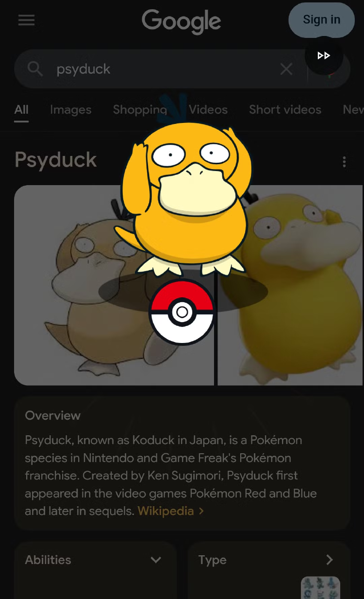 Pokémon Google Pokémon Google