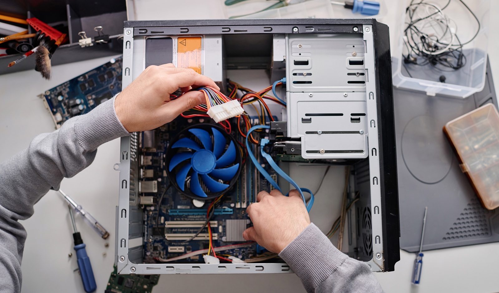 arreglando un pc