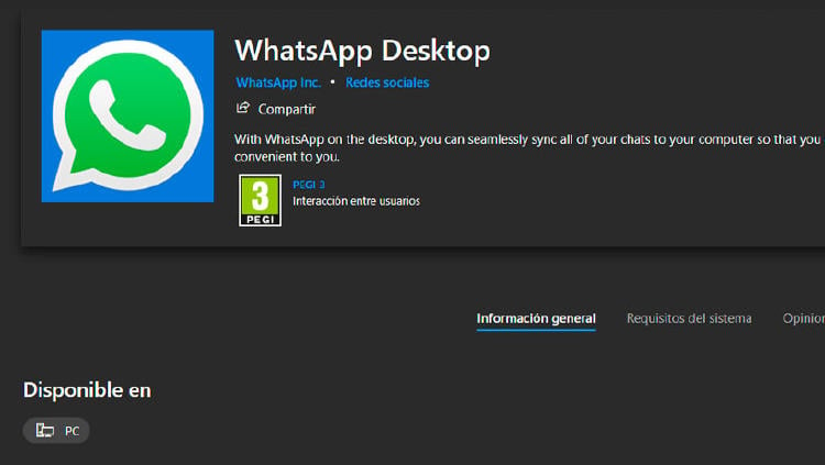 whatsapp pc