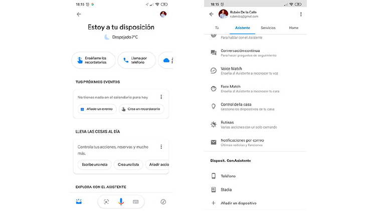Configurar asistente de google Configurar asistente de google