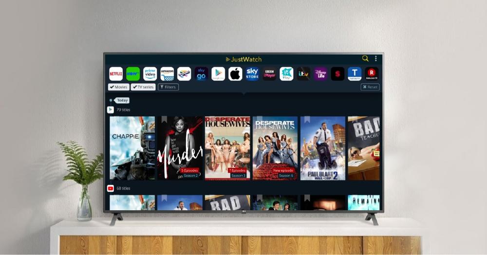 justwatch en la tele