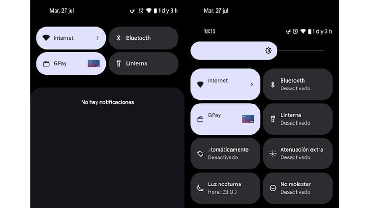 accesos directos android 12