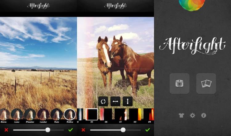 app para retocar tus fotos de Instagram | Afterlight