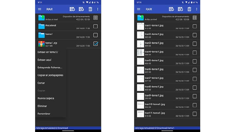 descomprimir archivos android descomprimir archivos android