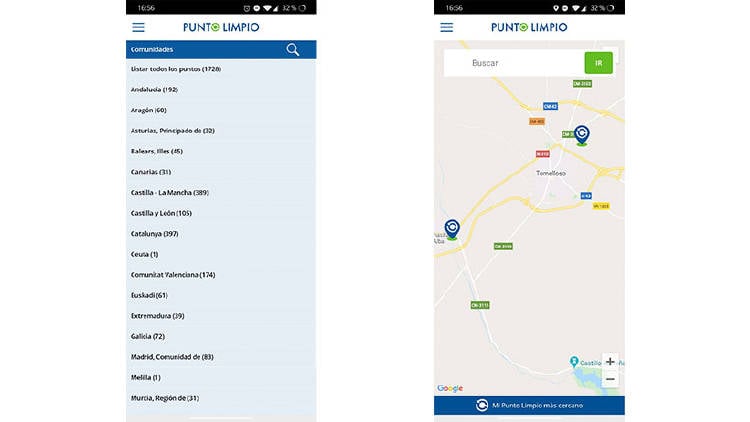 app reciclaje punto limpio app reciclaje reciclar punto limpio