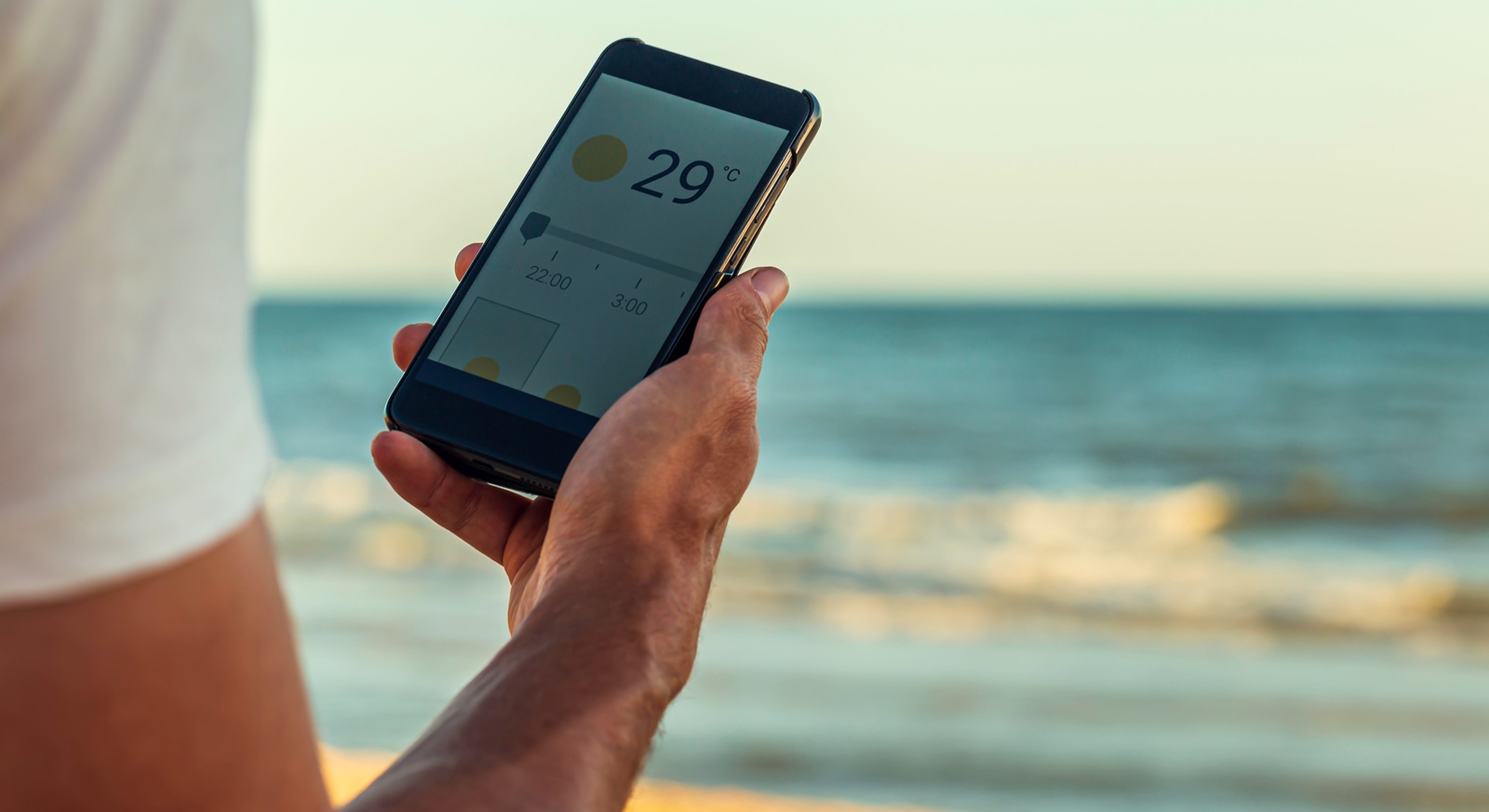 movil grados playa