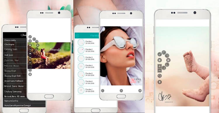 firmas marcas de agua smartphone movil firmas marcas de agua smartphone movil
