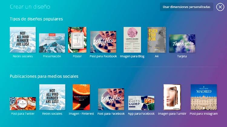 Comparamos las mejores aplicaciones de diseño gráfico en tu móvil Canva apps diseño gráfico movil