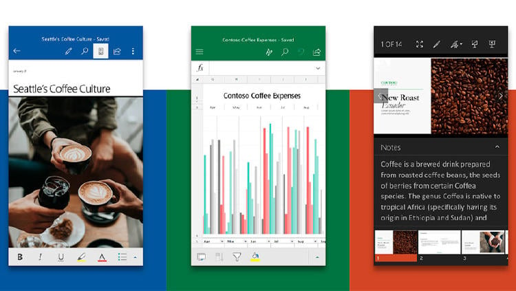 app word excel powerpoint movil