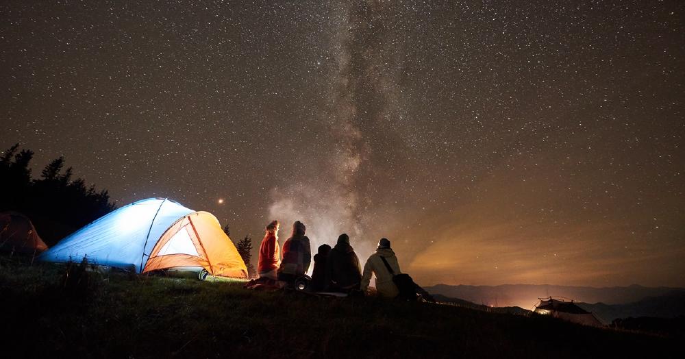 acampada al aire libre
