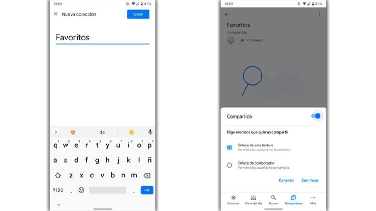 colecciones compartidas google colecciones compartidas google