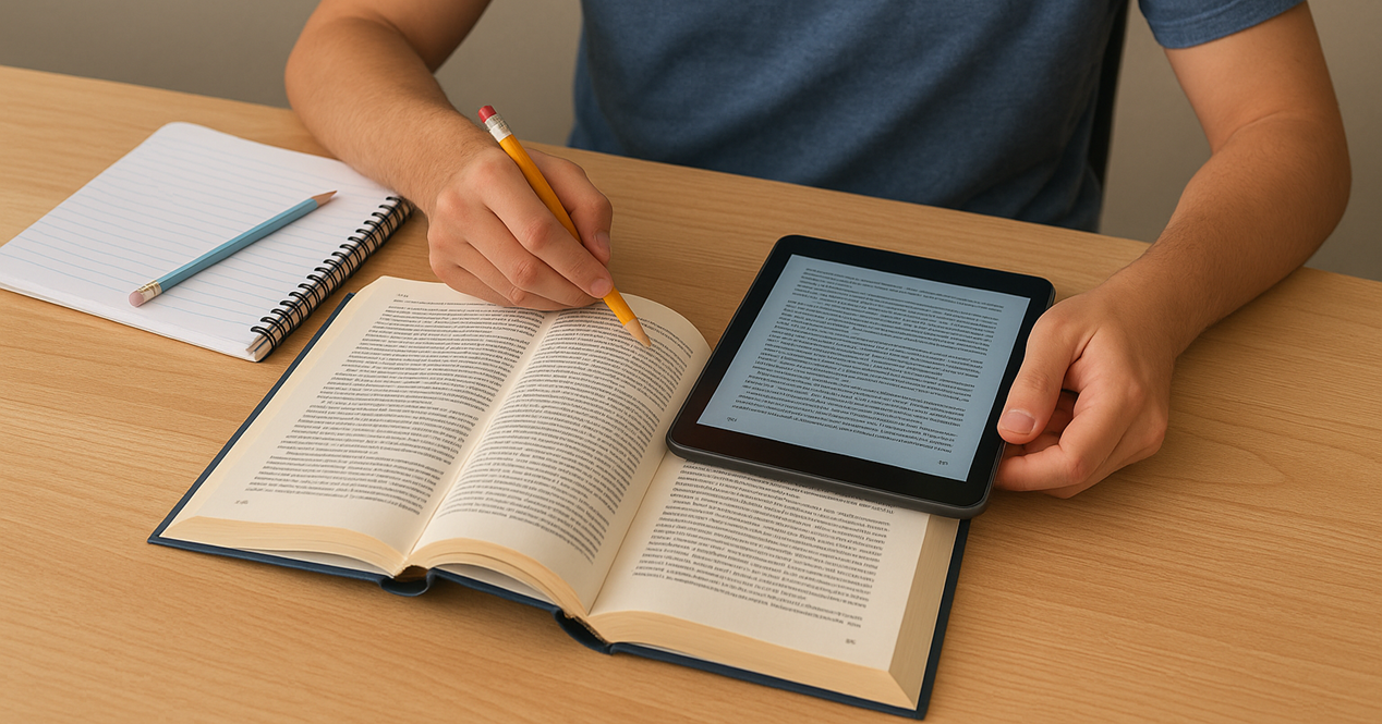 tablet libro texto