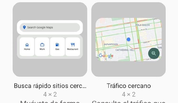 widget google maps