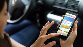 Móvil con blablacar