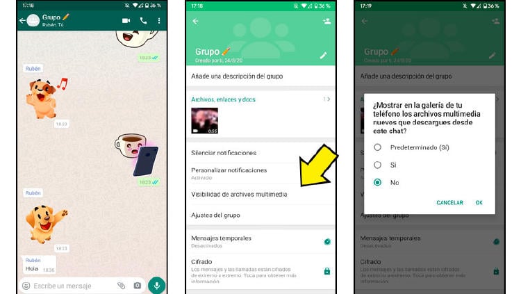 ver fotos WhatsApp galería ver fotos WhatsApp galería