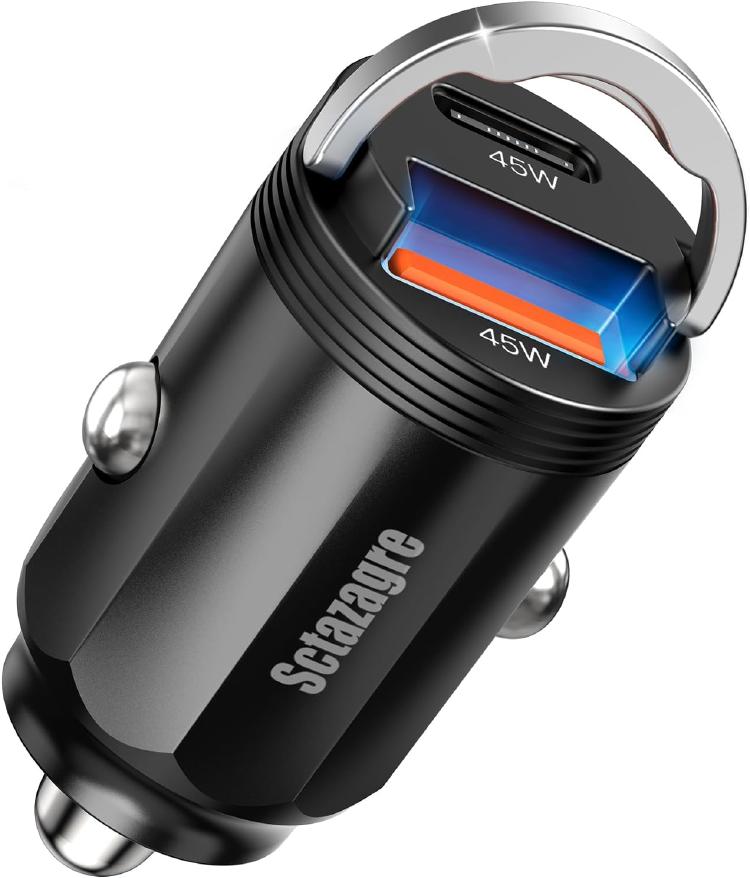 Sctazagre 90W Cargador Coche Carga Sctazagre 90W Cargador Coche Carga