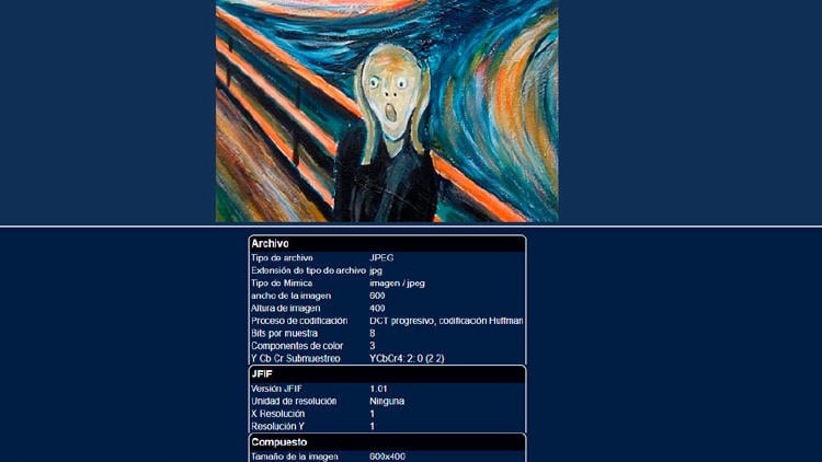 metadatos foto metadatos foto