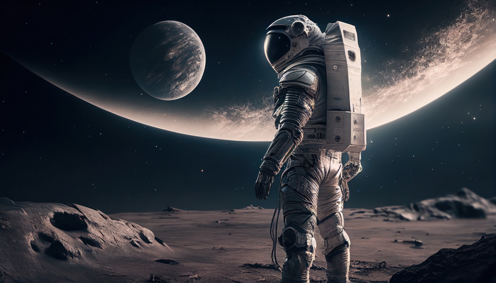 hombre en el espacio